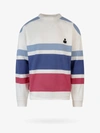 Isabel Marant Color Block Cotton Crewneck Sweatshirt In Blue