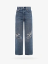 Levi's Ribcage Straight Ankle Jeans In Blue