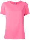 P.a.r.o.s.h . Round Neck T-shirt - Pink In Pink & Purple