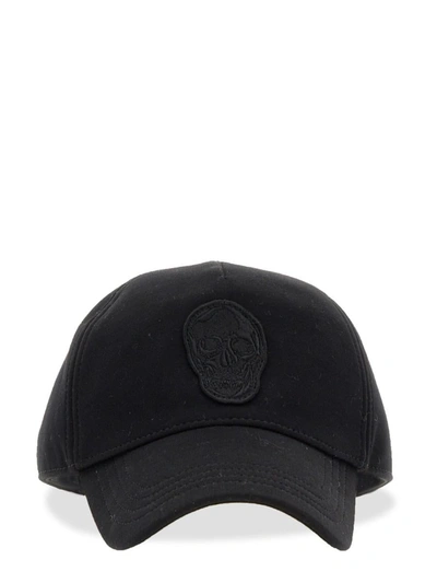 Alexander Mcqueen Baseball Hat With Logo In Black