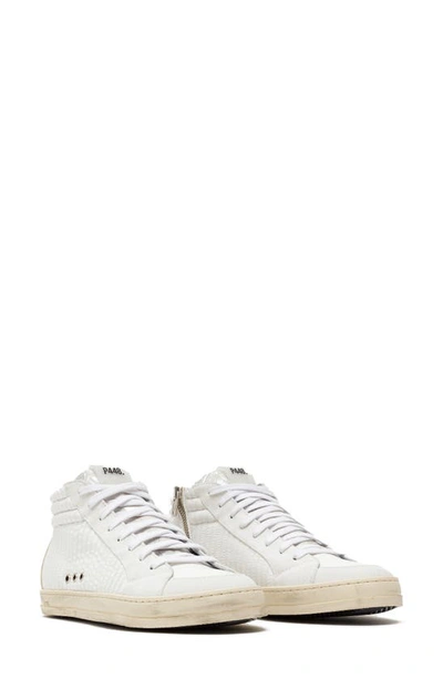 P448 Skate High Top Sneaker In White