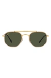 RAY BAN 52MM IRREGULAR AVIATOR SUNGLASSES