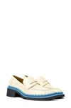 Camper Taylor Loafer In White Natural