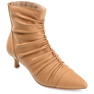 Journee Collection Collection Women's Tru Comfort Foam Chevi Bootie In Beige