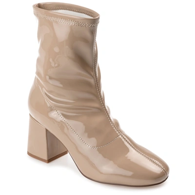 Journee Collection Collection Women's Tru Comfort Foam Reice Bootie In Beige