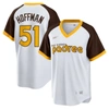 NIKE NIKE TREVOR HOFFMAN WHITE SAN DIEGO PADRES HOME COOPERSTOWN COLLECTION PLAYER JERSEY