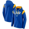 Fanatics Branded Royal Los Angeles Rams Call The Shot Pullover Hoodie In Royal