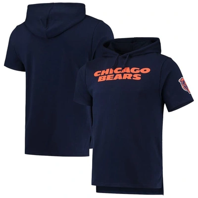 Mitchell & Ness Men's  Navy Chicago Bears Game Day Hoodie T-shirt