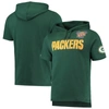 MITCHELL & NESS MITCHELL & NESS GREEN GREEN BAY PACKERS GAME DAY HOODIE T-SHIRT