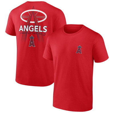 Fanatics Branded Red Los Angeles Angels Iconic Bring It T-shirt