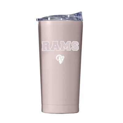 Logo Brands Los Angeles Rams 20oz. Fashion Color Tumbler In Light Pink