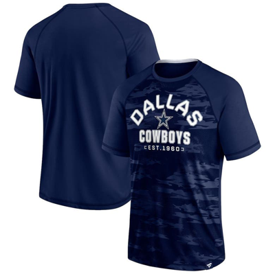 Fanatics Branded Navy Dallas Cowboys Hail Mary Raglan T-shirt