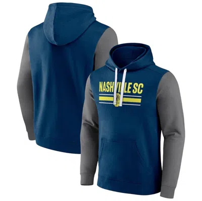Fanatics Branded Navy Nashville Sc To Victory Pullover Hoodie
