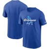 NIKE NIKE ROYAL LOS ANGELES RAMS HOMETOWN COLLECTION JUST PLAY T-SHIRT