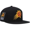 Mitchell & Ness Men's  Black Phoenix Suns Side Core 2.0 Snapback Hat In Black