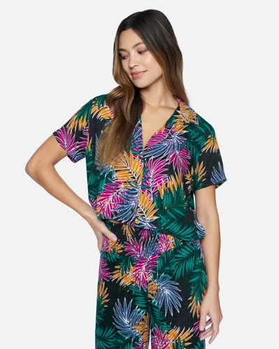 Hybrid Apparel Women's Work It Top In Palm Dance