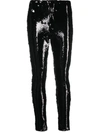 Isabel Marant Madilio Sequined Pants In Black