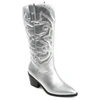 Journee Collection Collection Women's Tru Comfort Foam Chantry Boot In Silver