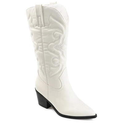 Journee Collection Collection Women's Tru Comfort Foam Chantry Boot In White