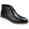 Thomas & Vine Thomas And Vine Keegan Wide Width Plain Toe Chukka Boot In Black