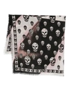 ALEXANDER MCQUEEN ALEXANDER MCQUEEN BIKER SKULL WOOL SCARF