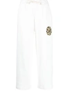 Joshua*s Joshua's Smiley Logo Cotton Sweatpants In Beige