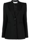 Off-white Tailored Single-breasted Blazer In Black