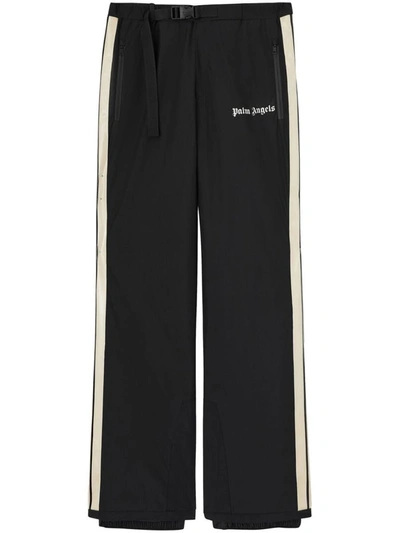 Palm Angels Track Logo-print Ski Trousers In Black