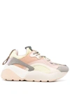 Stella Mccartney Eclypse Colourblock Trainers In Multicolour Lemon
