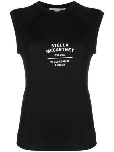 Stella Mccartney 2001 Logo Tank Top In Black