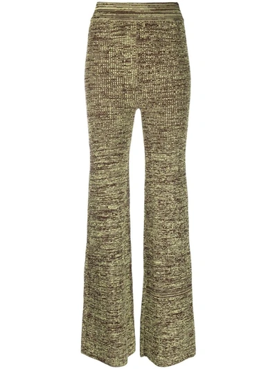 Remain Straight-leg Knitted Trousers In Green