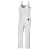 Wear By Erin Andrews Women's  Cream Dallas Cowboys Cozy Scoop Neck Tank Top And Pants Sleep Set In Cream