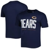 NEW ERA NEW ERA NAVY CHICAGO BEARS COMBINE AUTHENTIC TRAINING HUDDLE UP T-SHIRT