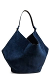 KHAITE MEDIUM LOTUS SUEDE TOTE