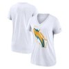 NIKE NIKE WHITE LOS ANGELES CHARGERS HOMETOWN COLLECTION TRI-BLEND V-NECK T-SHIRT