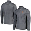 Tommy Bahama Gray New York Mets Delray Islandzone Half-zip Top In Gray