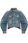 ALEXANDER MCQUEEN ALEXANDER MCQUEEN BUTTONED DENIM JACKET