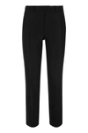 S Max Mara Mid-rise Cropped Trousers In Black