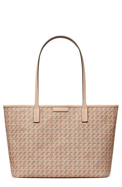 Tory Burch Small Ever-ready Zip Tote In Winter Peach