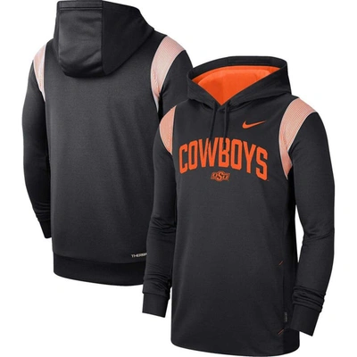 Nike Black Oklahoma State Cowboys 2022 Game Day Sideline Performance Pullover Hoodie