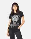 Lauren Moshi Bess Tiger Def Leppard In Black