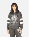 Lauren Moshi Nadine Tiger Def Leppard In Vintage Black/ivory
