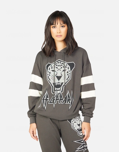 Lauren Moshi Nadine Tiger Def Leppard In Vintage Black/ivory