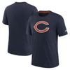 NIKE NIKE NAVY CHICAGO BEARS REWIND PLAYBACK LOGO TRI-BLEND T-SHIRT