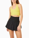 Fp Movement Way Home Smocked Skort In Black