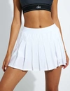 Alo Yoga Varsity Tennis Skirt In White