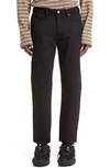 Acne Studios Cotton Denim Jeans In Stay Black