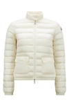 Moncler Lans Quilted Hooded Down Jacket In White