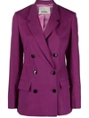 Isabel Marant Sheril Jacket Clothing In Pink &amp; Purple