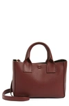 Yvonne Kone Little Filippo Leather Tote In Rio Bordeaux